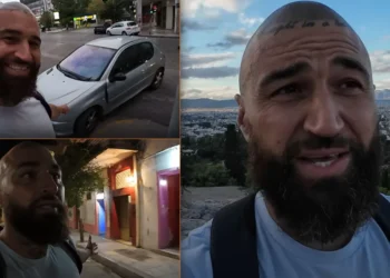 Ομόνοια: Αυστραλός ΥouΤuber την εξερευνά τη νύχτα και μένει άφωνος – «Ο χειρότερος δρόμος που έχω περπατήσει»