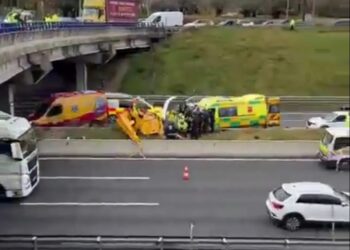 Ισπανία: Πτώση ελικοπτέρου στον Περιφερειακό της Μαδρίτης (video)