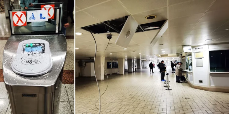 Επέτειος Γρηγορόπουλου: Καταστροφές από αναρχικούς στο μετρό της Ομόνοιας μετά την πορεία – Δείτε φωτογραφίες