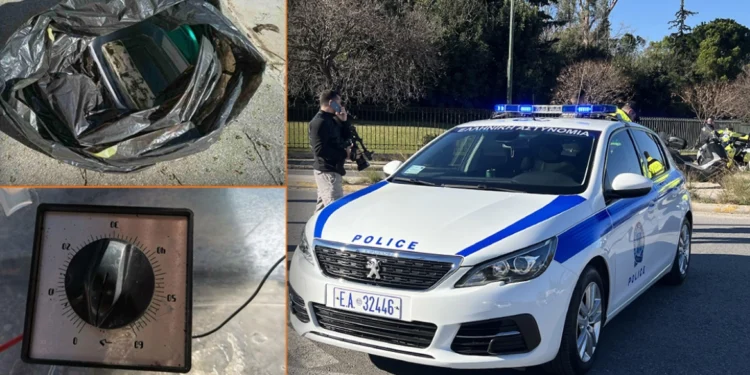 Ζωγράφου: Η ενεργή βόμβα που βρέθηκε κοντά στα ΜΑΤ – Ζελατοδυναμίτιδα με πυροκροτητή σε τάπερ
