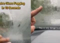 Viral το βίντεο που δείχνει πώς μπορείς να ξεθολώσεις το παρμπρίζ του αυτοκινήτου σε μόλις 10 δευτερόλεπτα (vid)