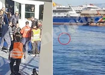 Πέραμα: Πτώση γυναίκας από φέρι μποτ – Βίντεο από τη διάσωσή της