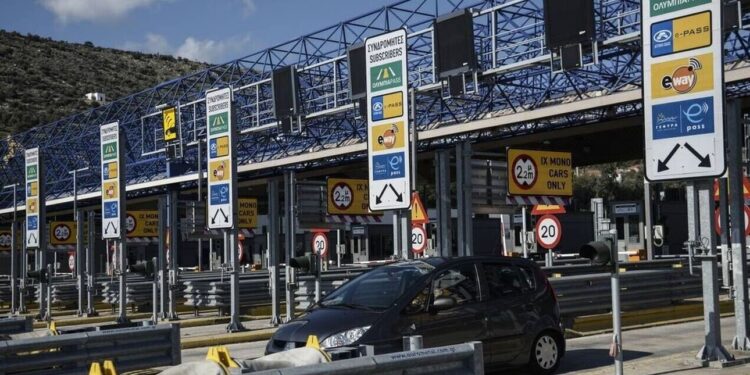 Διόδια: Πόσο αυξάνονται από σήμερα οι τιμές – Δείτε αναλυτικά