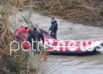 Νεκρή η γυναίκα που παρασύρθηκε από χείμαρρο στην Ηλεία μαζί με τον σύντροφό της