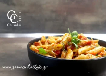 Υπέροχες Πένες Αrrabbiata από το Γιάννη Χαλκίδη