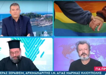 Χαμός on air με πατέρα Σεραφείμ, Τατσόπουλο και Λιάγκα: «Νιώθω αηδία να είμαι εδώ» -«Πορνείο δεν μας έχει πει κανείς»