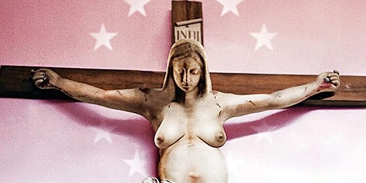 Παρέμβαση Μητροπολίτη Φιλόθεου για την αφίσα με έγκυο γυναίκα σε σταυρό στο Φεστιβάλ Ντοκιμαντέρ Θεσσαλονίκης