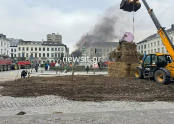 Στις Βρυξέλλες οι αγρότες για τρίτη φορά – Σε θέση μάχης τα τρακτέρ