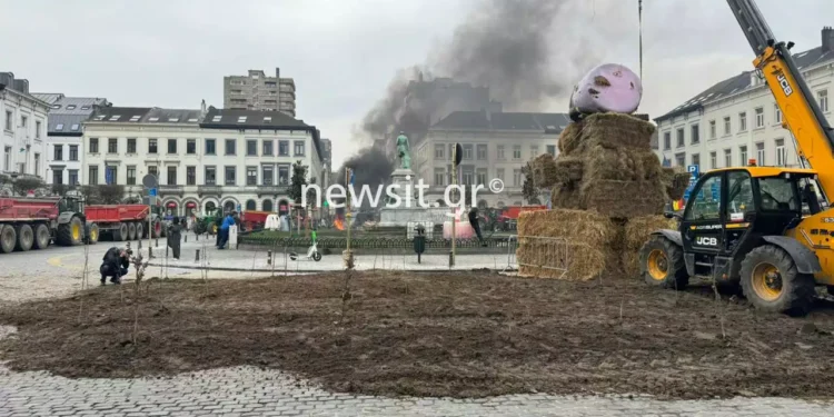 Στις Βρυξέλλες οι αγρότες για τρίτη φορά – Σε θέση μάχης τα τρακτέρ