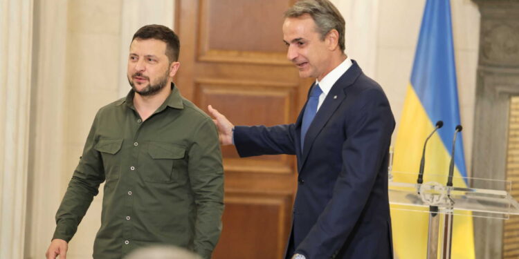 Στην Ουκρανία ο Κυριάκος Μητσοτάκης – Συνάντηση με τον Βολοντίμιρ Ζελένσκι