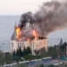 Στις φλόγες το εμβληματικό «κάστρο του Χάρι Πότερ» μετά από ρωσική επίθεση στην Οδησσό – Δείτε βίντεο