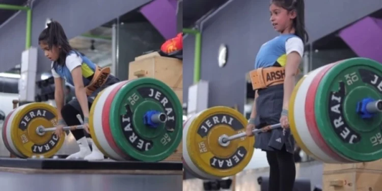 Η 9χρονη που «βάζει κάτω» τους γυμναστηριακούς: Κάνει deadlift με 75 κιλά (Βίντεο)