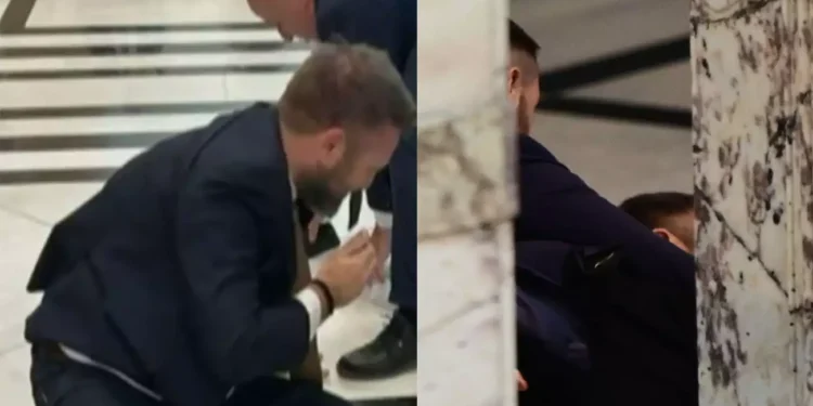 Στη ΓΑΔΑ κρατείται ο βουλευτής Κωνσταντίνος Φλώρος που μετέτρεψε σε ρινγκ τη Βουλή