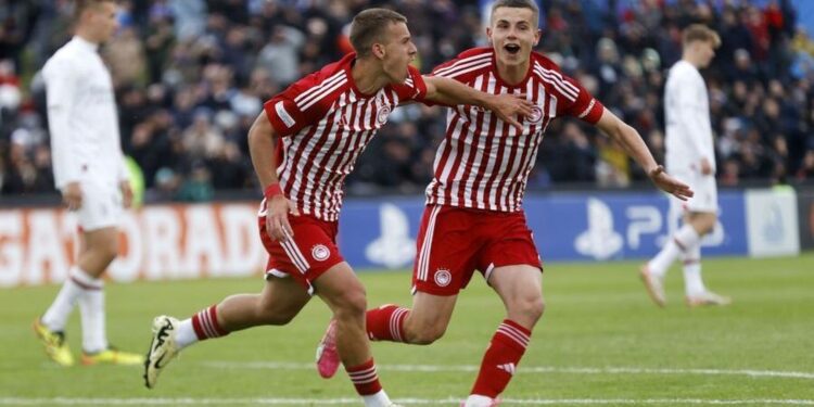 Ολυμπιακός – Μίλαν 3-0: Τα «χρυσά παιδιά» του Συλαϊδόπουλου κατέκτησαν το Youth League!