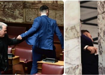 Γραμμένος σε Φλώρο: «Γ@@ τη μάνα σου, σκουπίδι» – Οι απίστευτοι διάλογοι πριν τις μπουνιές στη Βουλή