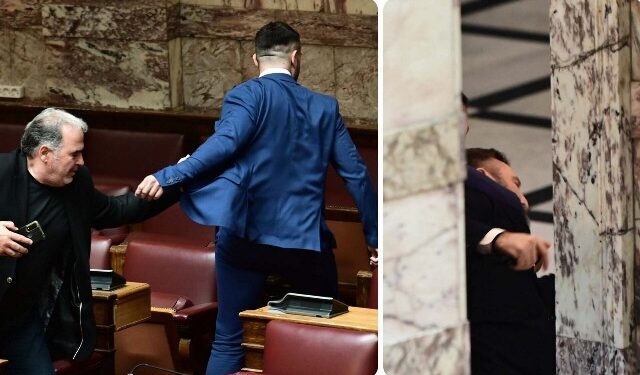 Γραμμένος σε Φλώρο: «Γ@@ τη μάνα σου, σκουπίδι» – Οι απίστευτοι διάλογοι πριν τις μπουνιές στη Βουλή