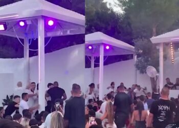 Άγριο ξύλο μεταξύ νεαρών σε γνωστό club της Χαλκιδικής (video)