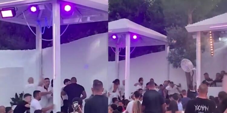 Άγριο ξύλο μεταξύ νεαρών σε γνωστό club της Χαλκιδικής (video)