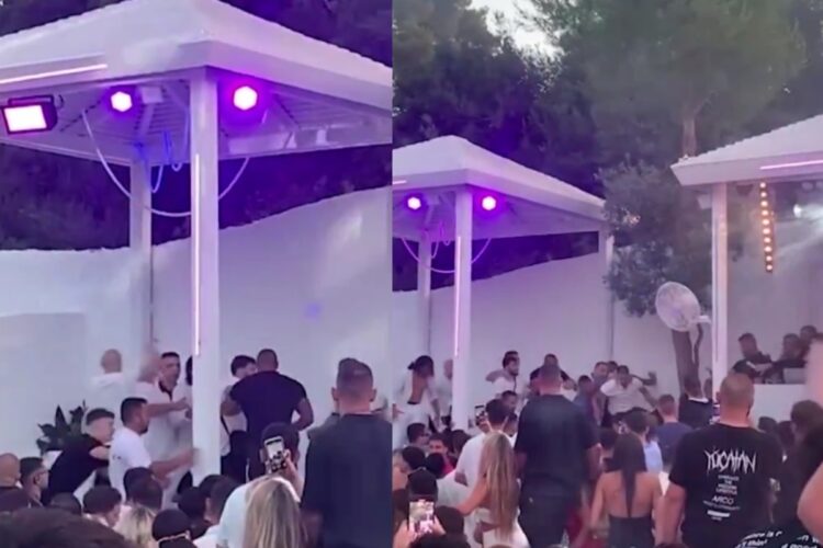 Άγριο ξύλο μεταξύ νεαρών σε γνωστό club της Χαλκιδικής (video)