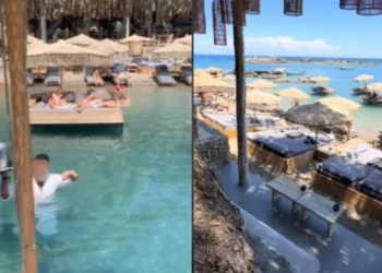 Τέλος η σεζόν για τον… κολυμβητή – σερβιτόρο: Ξηλώνουν ξανά φέτος τις πλωτές ξαπλώστρες από την επιχείρηση στη Ρόδο (vid)