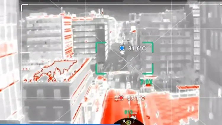 Καιρός: Θερμική κάμερα πετάει πάνω από την Αθήνα και καταγράφει 67°C στην άσφαλτο – Δείτε βίντεο