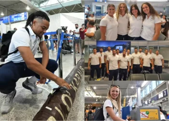 Ολυμπιακοί Αγώνες 2024: Η ελληνική αποστολή αναχωρεί για Παρίσι – Φωτογραφίες από το αεροδρόμιο