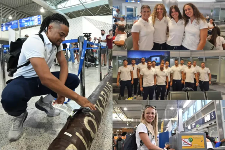 Ολυμπιακοί Αγώνες 2024: Η ελληνική αποστολή αναχωρεί για Παρίσι – Φωτογραφίες από το αεροδρόμιο