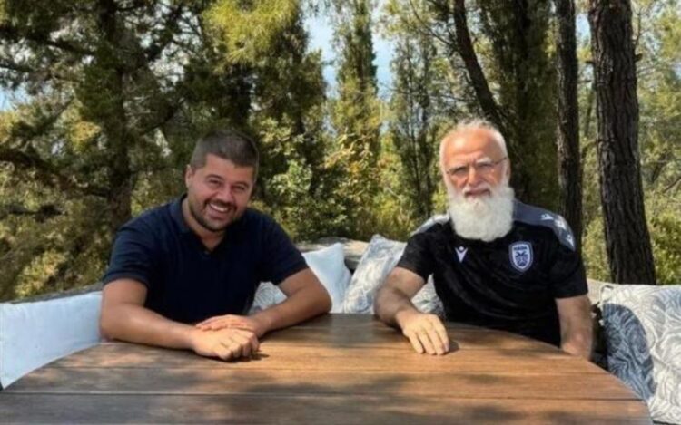 Ο Ιβάν Σαββίδης με τον Μάκη Γκαγκάτση στη Χαλκιδική – Η σπάνια φωτογραφία του