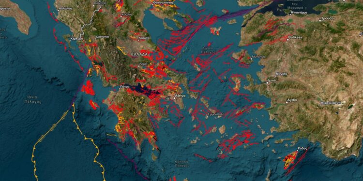 Πού βρίσκονται τα ενεργά ρήγματα της Ελλάδας – Διαθέσιμους σε όλους πλέον αναλυτικός ψηφιακός χάρτης