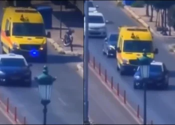 Έλληνας ταξιτζής στην Θεσσαλονίκη έγινε viral κλείνοντας τον δρόμο σε ασθενοφόρο(Βίντεο)