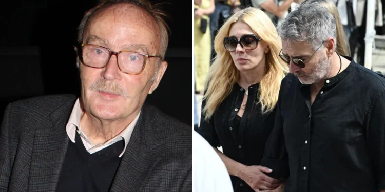 Ντίνος Καρύδης: Συγκίνηση στο τελευταίο αντίο στον ηθοποιό – Συντετριμμένη η κόρη του Σμαράγδα