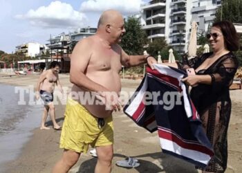 Αχιλλέας Μπέος: “Είναι πεντακάθαρα τα νερά, να μη φοβάται ο κόσμος”, βούτηξε στον Άναυρο  (video)