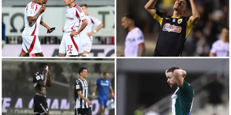 Super League: «Αποτυχημένη» αγωνιστική για όλο το Big-4 μετά από οκτώ χρόνια