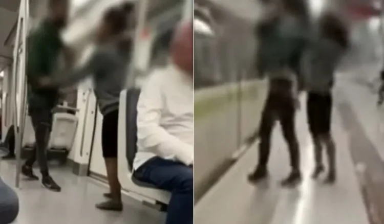 ΕΛΛΑΔΑ Αθήνα: Ζευγάρι πιάστηκε στα χέρια στο μετρό μπροστά στα μάτια του παιδιού τους (Βίντεο)