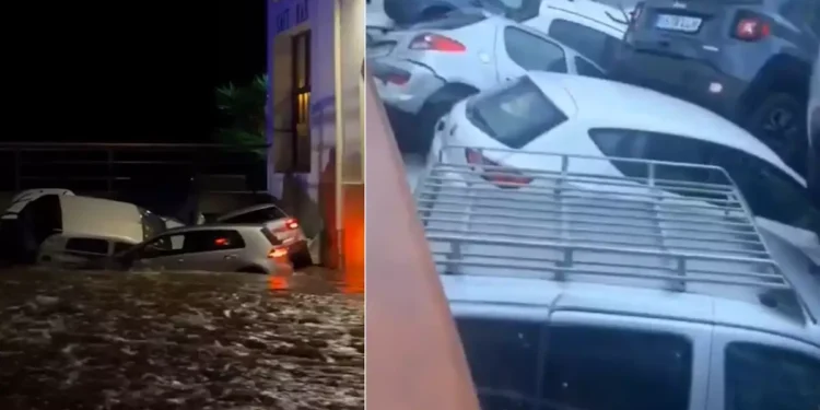 Ισπανία: Μετά τη Βαλένθια και τη Βαρκελώνη πλημμύρισε και η Χιρόνα – Δεκάδες αυτοκίνητα παρασύρθηκαν από ορμητικά νερά