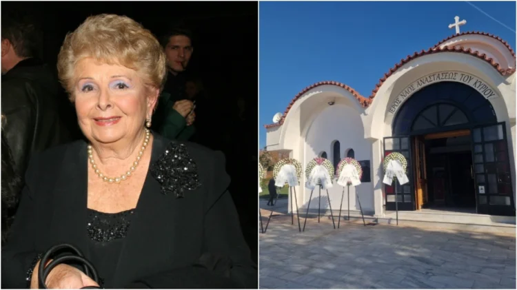 Το τελευταίο «αντίο» στη Βέφα Αλεξιάδου στη Θέρμη Θεσσαλονίκης, με ηχηρές απουσίες – «Τους έκανε μάγκες και δεν είναι τώρα εδώ»