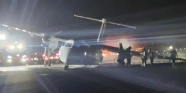 Τρόμος για επιβάτες της Air Canada κατά την προσγείωση – Βίντεο με τις φλόγες στο αεροσκάφος