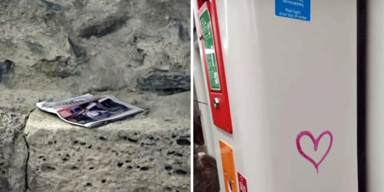 Μετρό Θεσσαλονίκης: Τα πρώτα παρατράγουδα από επιβάτες – Δείτε εικόνες