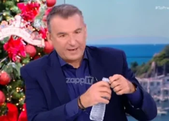 Μυθικό σκηνικό στο «Πρωινό»: Έδωσαν στον Λιάγκα τσίπουρο αντί για νερό (vid)