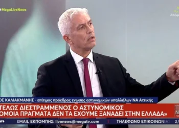Αδιανόητη παραδοχή Καλλιακμάνη για τον αστυνομικό της Βουλής: «Υπάρχουν πολλοί τέτοιοι στην ΕΛΑΣ»