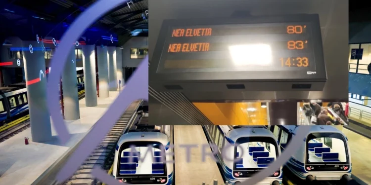 Νέο τεχνικό πρόβλημα «χτύπησε» το Μετρό Θεσσαλονίκης: Συνωστισμός στην αποβάθρα και αλαλούμ στους πίνακες ανακοινώσεων