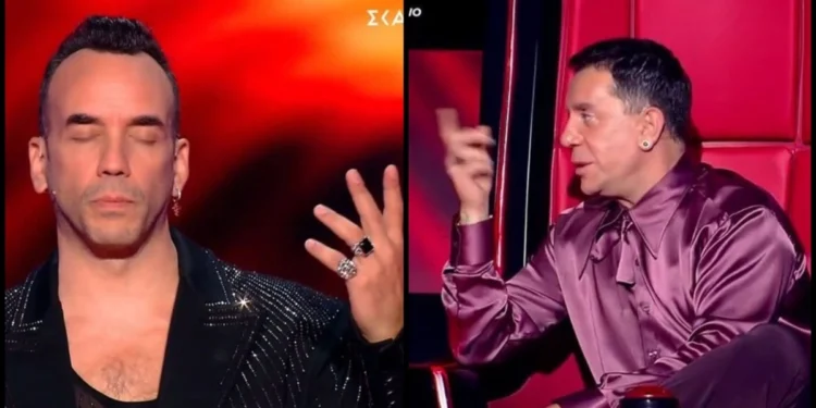 Αγανάκτησε με Μουζουράκη ο Μαζωνάκης στο The Voice: «Πες ρε μ@λ@%@!»(Βίντεο)