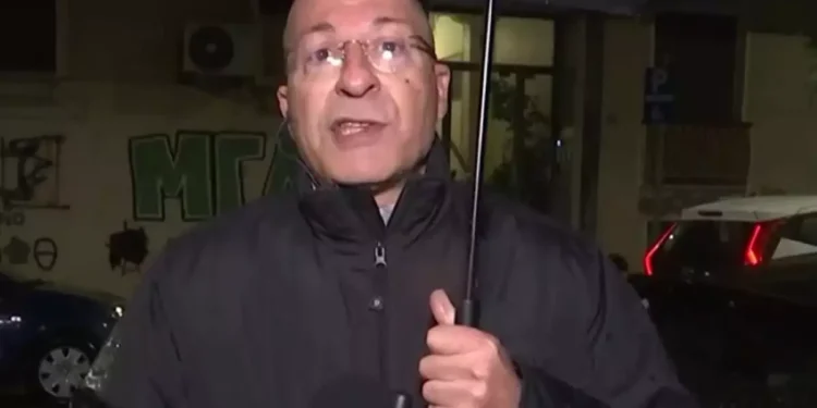 Γιώργος Τσελίκας: Η στιγμή που «τινάζεται» από τον δυνατό κεραυνό (Βίντεο)