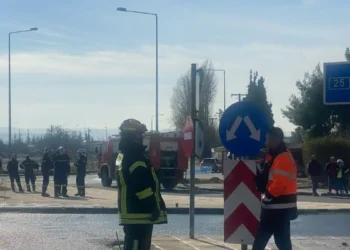 Θεσσαλονίκη: Διαρροή φυσικού αερίου στη Θέρμη