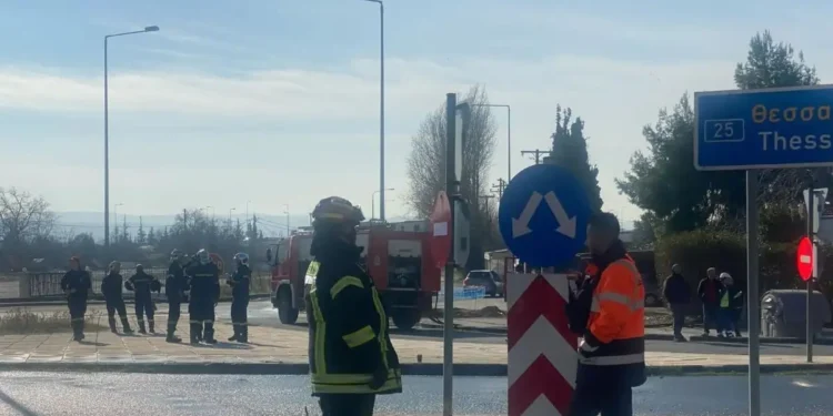 Θεσσαλονίκη: Διαρροή φυσικού αερίου στη Θέρμη