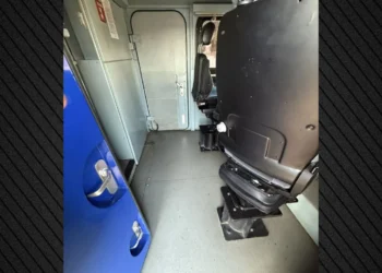 Η φωτογραφία που ανέβασε ο πρόεδρος εργαζομένων της Hellenic Train – Δεν υπήρχε εύφλεκτο υλικό στο τρένο, αδύνατον να χωρέσουν 125 μπιτόνια στον θάλαμο