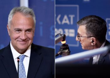 Το σαρδάμ του Πορτοσάλτε πριν από τη συνέντευξη με τον Βορίδη: «Καλημέρα, κύριε πρωθυπουργέ»