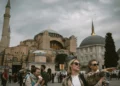 Αγία Σοφία: Φωτογραφίες και βίντεο από τη μεγαλύτερη αποκατάσταση στην ιστορία του τρούλου της