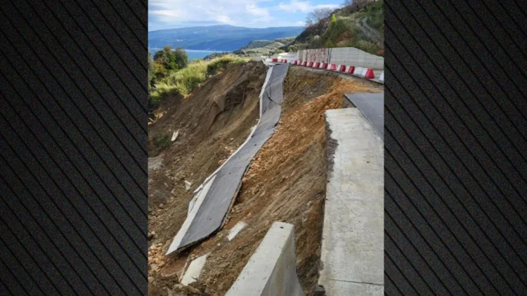 Θεσσαλία: Κατέρρευσε ο νέος δρόμος Αγιοκάμπου – Κεραμιδίου λίγους μήνες πριν παραδοθεί – Δείτε βίντεο