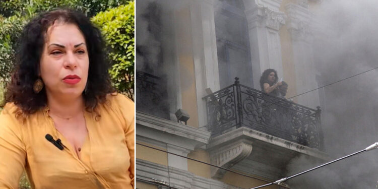 Η γυναίκα στο μπαλκόνι περιγράφει την τραγωδία στη Marfin – «Ο απόλυτος τρόμος, σκεφτόμουν ότι στην επόμενη ανάσα θα πέσω κάτω»